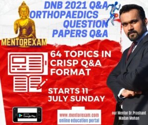 DNB Orthopaedics 2021 Question Answers Q&A