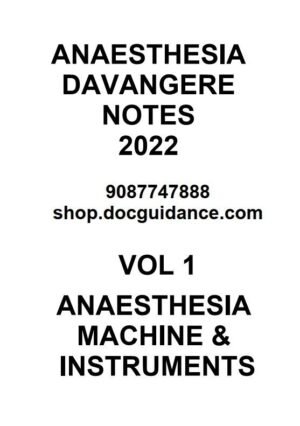 Davangere Anaesthesia Notes
