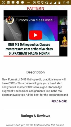 DNB Orthopaedics OSCE Course