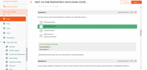 Neet ss Fnb Pediatrics superspecialities mcq question bank mock exam course